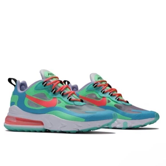 Nike Air Max 270 React 'Electro Green Lagoon’ - Picture 1 of 10